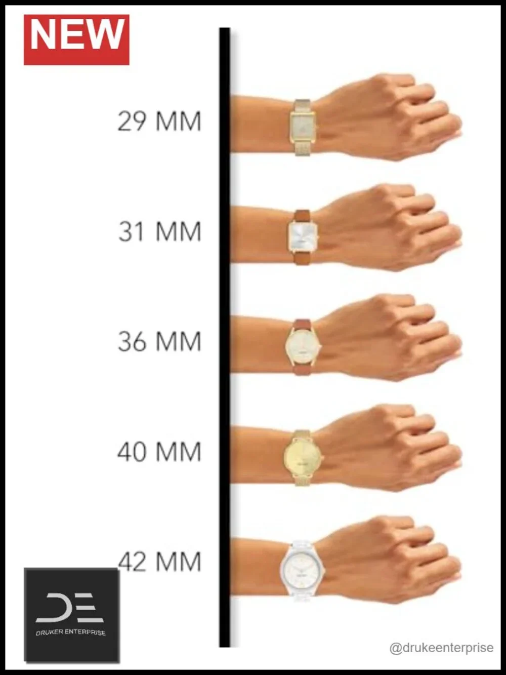 Women's Floral Dial Mesh Bracelet Watch Quartz Adjustable Buckle